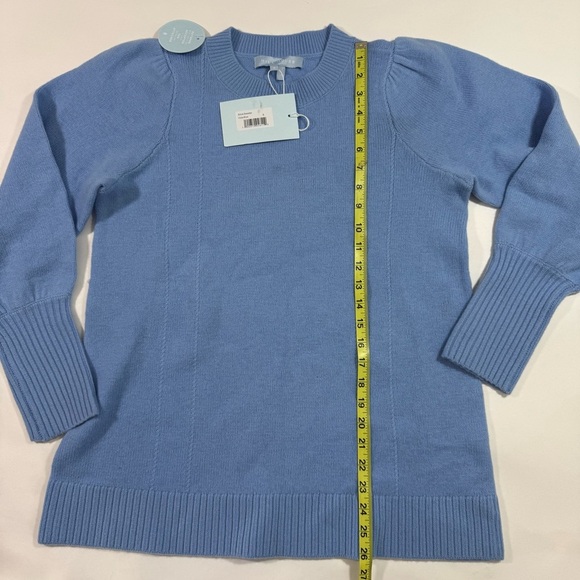 New Hill House Silvia Sweater Vista Blue Merino Wool - Picture 6 of 7
